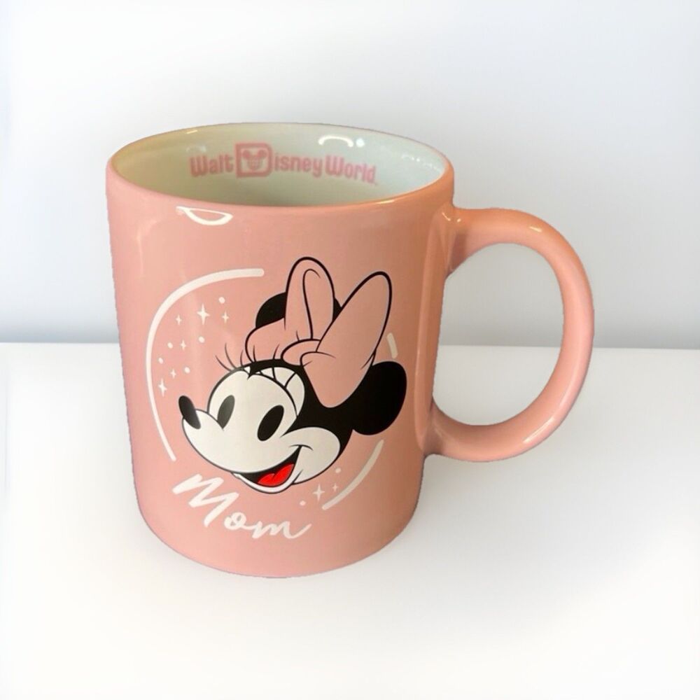 Walt Disney‎ World Parks Mom Mug Castle Pink 4" Minnie Mouse Authentic WDW